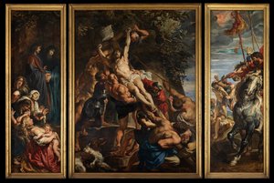 Die Kreuzaufrichtung, ca. 1610-11 von Peter Paul Rubens