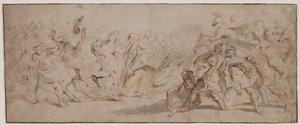 Versöhnung der Römer und Sabiner (recto) von Peter Paul Rubens