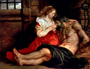 Römische Nächstenliebe, ca. 1612