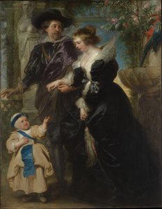 Rubens, Helena Fourment (1614–1673), und ihr Sohn Frans (1633–1678) von Peter Paul Rubens