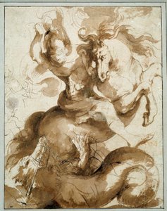 Heiliger Georg tötet den Drachen von Peter Paul Rubens