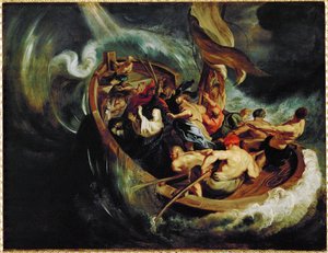 Die heilige Walburga und das Wunder des Schiffes