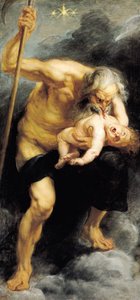 Saturn verschlingt seinen Sohn von Peter Paul Rubens