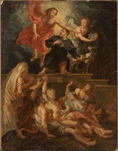 Heiliger Rochus, Patron der von Krankheit Betroffenen von Peter Paul Rubens