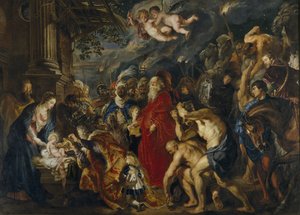 Die Anbetung der Heiligen Drei Könige, 1610-1620er Jahre