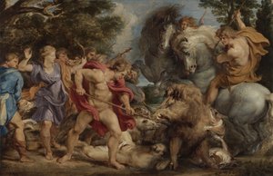 Die kalydonische Eberjagd, ca. 1611-2 von Peter Paul Rubens