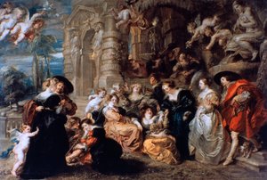 Der Garten der Liebe von Peter Paul Rubens