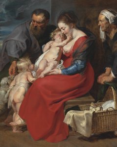Die Heilige Familie mit den Heiligen Elisabeth und Johannes dem Täufer
