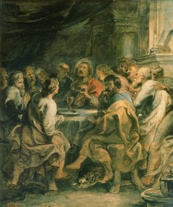 Das letzte Abendmahl, ca. 1630-31 von Peter Paul Rubens