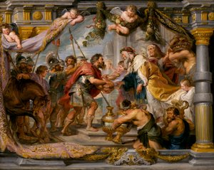 Das Treffen von Abraham und Melchisedek, ca. 1626