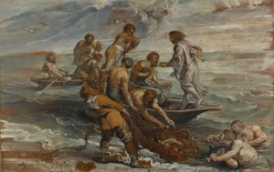 Der wunderbare Fischfang, 1618-1619