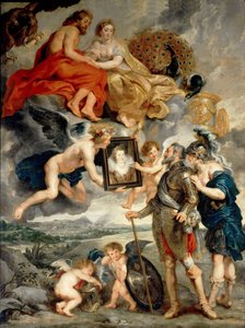 Die Übergabe ihres Porträts an Heinrich IV. Der Maria de