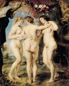 Die drei Grazien, um 1636-39 von Peter Paul Rubens
