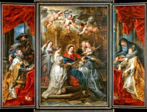 Das Triptychon des Heiligen Ildefonso von Peter Paul Rubens