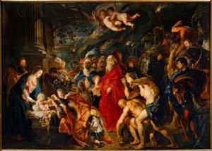Die Anbetung der drei Weisen von Peter Paul Rubens