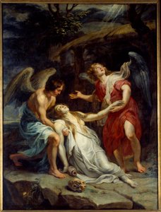Die Ekstase der Heiligen Maria Magdalena. Gemälde von Pierre Paul Rubens (1577-1640) um 1619-1620. Lille, Museum der Schönen Künste