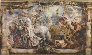 Der Triumph der Kirche, ca. 1625 von Peter Paul Rubens