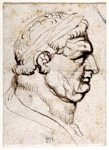 Vitellius, aus zehn Zeichnungen von acht der ersten zwölf Kaiser, nach den Medaillen von Giovanni da Cavino