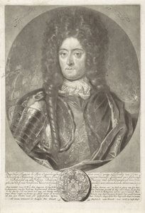 Porträt von Generaladmiral François Lefort 1656-1699, 1698