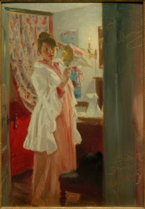 Interieur. Die Frau des Künstlers