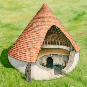 Wasserleitungshaus, Abtei St. Augustine, Canterbury, Kent