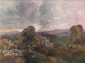 Sackbridge Hall, in der Nähe von Lowther von Peter de Wint