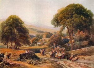 Die Rückkehr der Erntearbeiter, ca. 1804-1849 von Peter de Wint