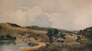 Der Mühlbach, 19. Jahrhundert, 1935 von Peter de Wint