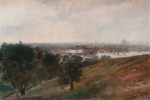 Die Themse von Greenwich Hill