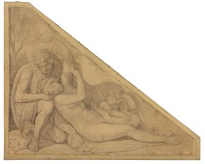 Apoll und Daphne. Karton zu den Deckenbildern der Münchner Glyptothek von Peter von Cornelius