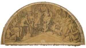 Die Aufnahme des Herakles in den Olymp von Peter von Cornelius
