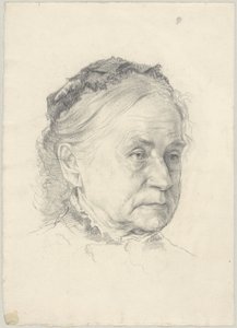 Porträt der Mutter des Künstlers