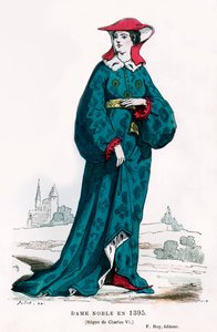 Adlige zur Zeit Karls VI. von Frankreich, 1395, 1882-1884 von Petit