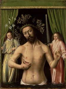 Christus als Schmerzensmann, 1450 von Petrus Christus