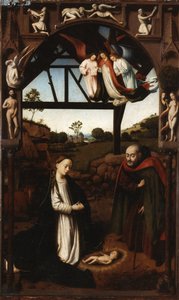 Die Geburt Christi Die Heilige Nacht, 1452 von Petrus Christus