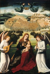 Die Jungfrau von Granada, von Petrus Christus von Petrus Christus