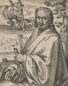 Lukas, aus Die vier Evangelisten von Petrus Feddes