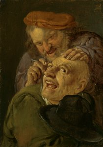 Fühlen: Ein Barbier behandelt einen Mann. Aus der Serie Personifikationen der fünf Sinne, ca. 1635-66