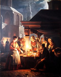 Der Fischstand von Petrus van Schendel