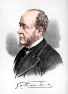 Gathorne Hardy, 1. Earl of Cranbrook, britischer konservativer Politiker, ca. 1890