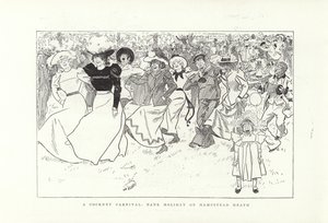 Ein Cockney-Karneval, Feiertag auf Hampstead Heath von Phil May