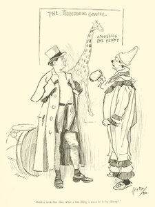 Karikatur von Phil May, aus den 1890er Jahren