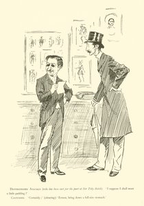 Karikatur von Phil May, aus den 1890er Jahren
