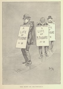 Karikatur von Phil May, aus den 1890er Jahren von Phil May