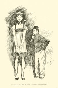 Karikatur von Phil May aus den 1890er Jahren