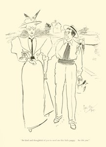 Karikatur von Phil May, aus den 1890er Jahren von Phil May