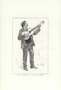 Der Gitarrist, eine Studie in Rom