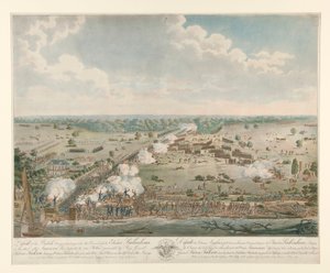 Niederlage der britischen Armee (Schlacht von New Orleans) von Philibert Louis Debucourt