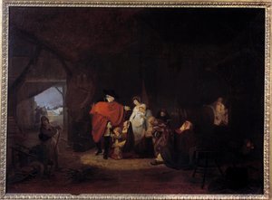 Menschlichkeit von Ludwig XVI.: Winter 1784, der König gibt Almosen an die Einwohner von Versailles