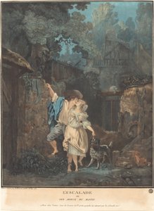 Der Aufstieg oder die Abschiede des Morgens von Philibert Louis Debucourt